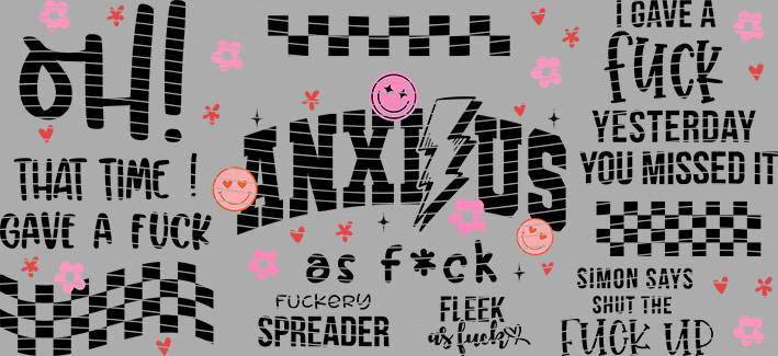 16oz Distressed Checkered-DC-111